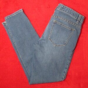 Free People Skinny Ankle Medium Wash Distressed Jeans
